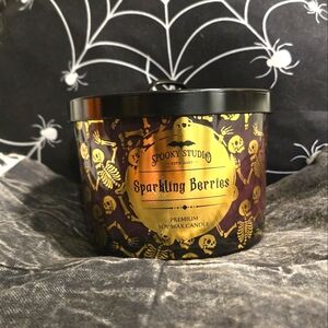 3-Wick Sparkling Berries Premium Soy Candle 🕸️ Spooky Studio